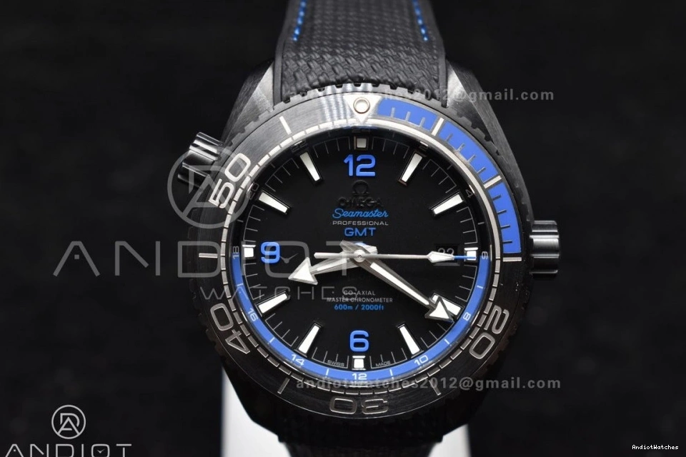 on Real 1023 Edition VSF Super 1:1 Ocean Best Black Strap Planet A8906 Black Blue Deep Clone Ceramic 45.5mm Nylon HighQuality 1231